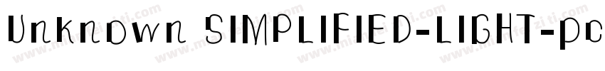 Unknown SIMPLIFIED-LIGHT-pc-EUC-h字体转换